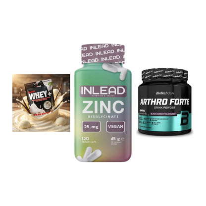 Regenerations-Set: Sinob Honest + INLEAD Zink + BioTech Arthro – alle enthaltenen Artikel