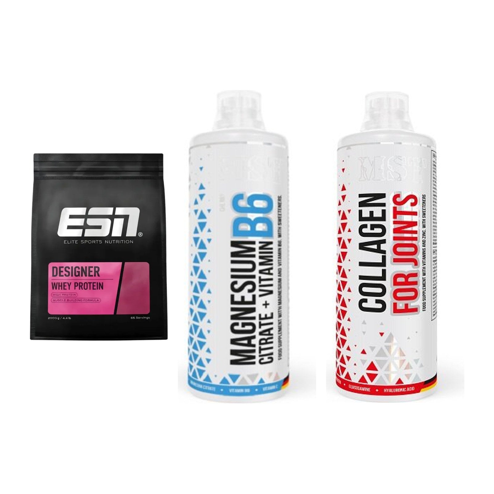 Regenerations-Set: ESN Designer + MST Magnesium + MST Collagen – alle enthaltenen Artikel