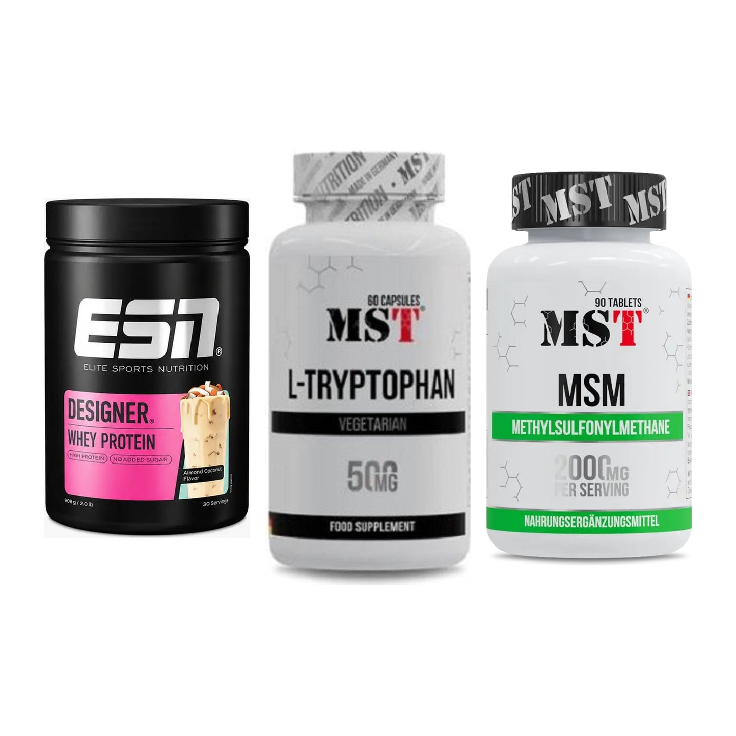 Regenerations-Set: ESN Designer + MST Tryptophan + MST MSM 2000 / – alle enthaltenen Artikel