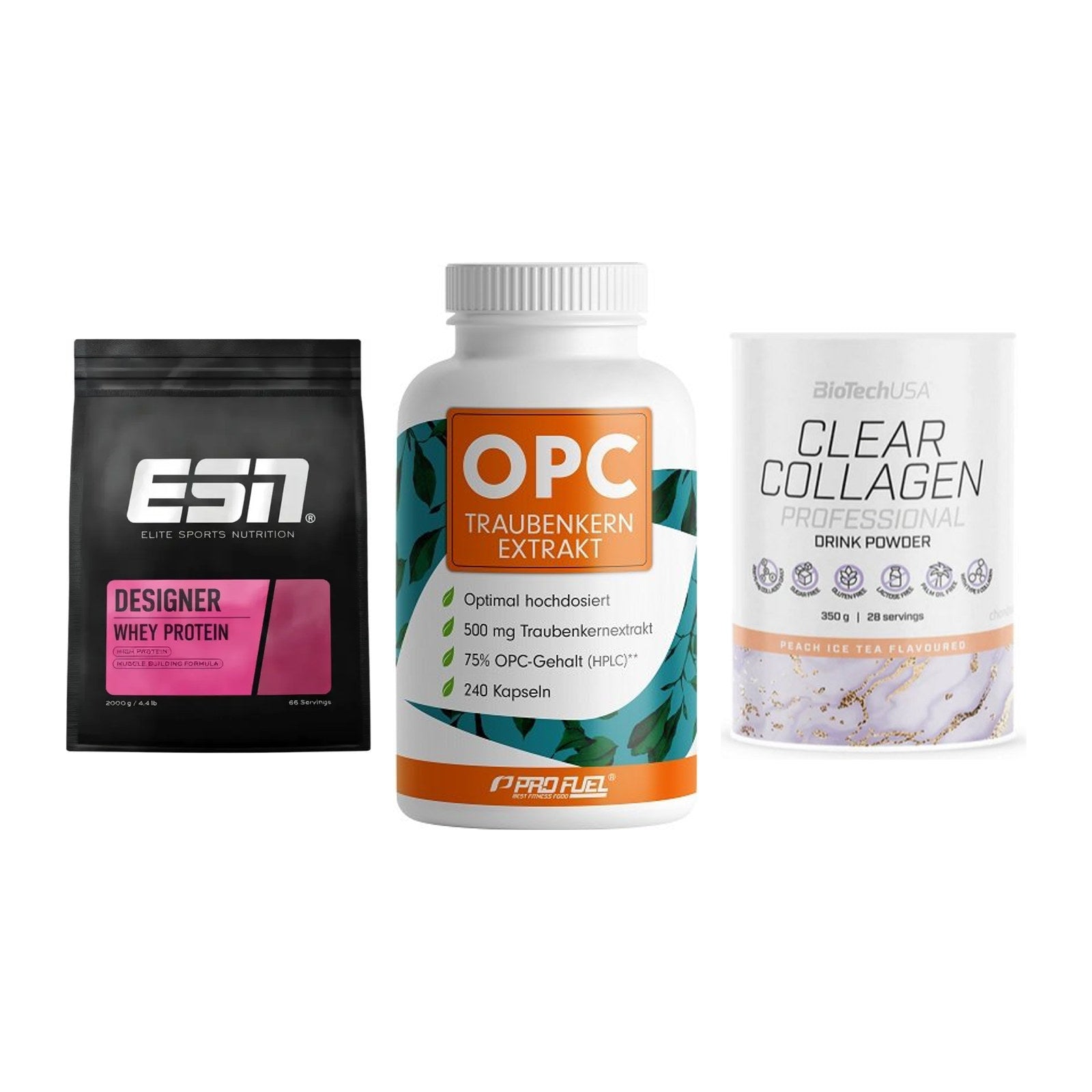 Regenerations-Set: ESN Designer + ProFuel OPC + BioTech Clear – alle enthaltenen Artikel