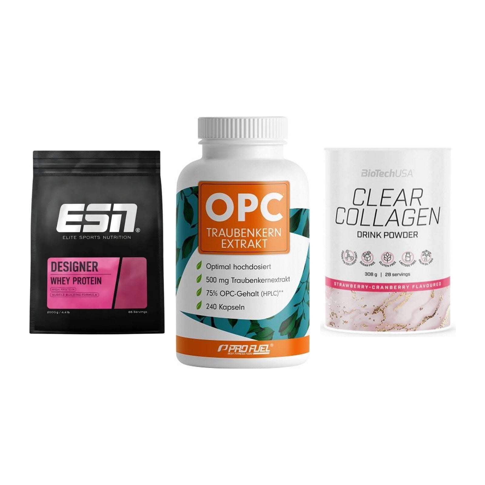 Regenerations-Set: ESN Designer + ProFuel OPC + BioTech Clear – alle enthaltenen Artikel