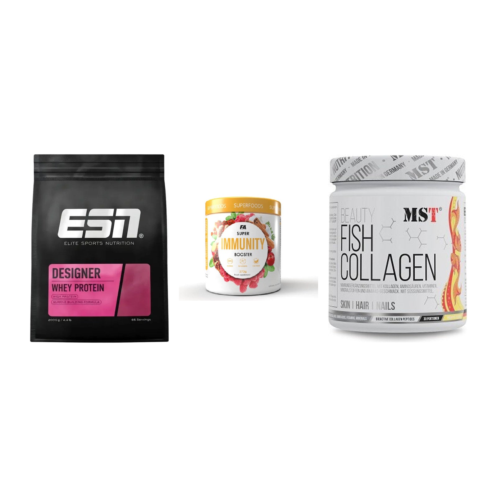 Regenerations-Set: ESN Designer + FA Nutrition + MST Beauty Fish – alle enthaltenen Artikel