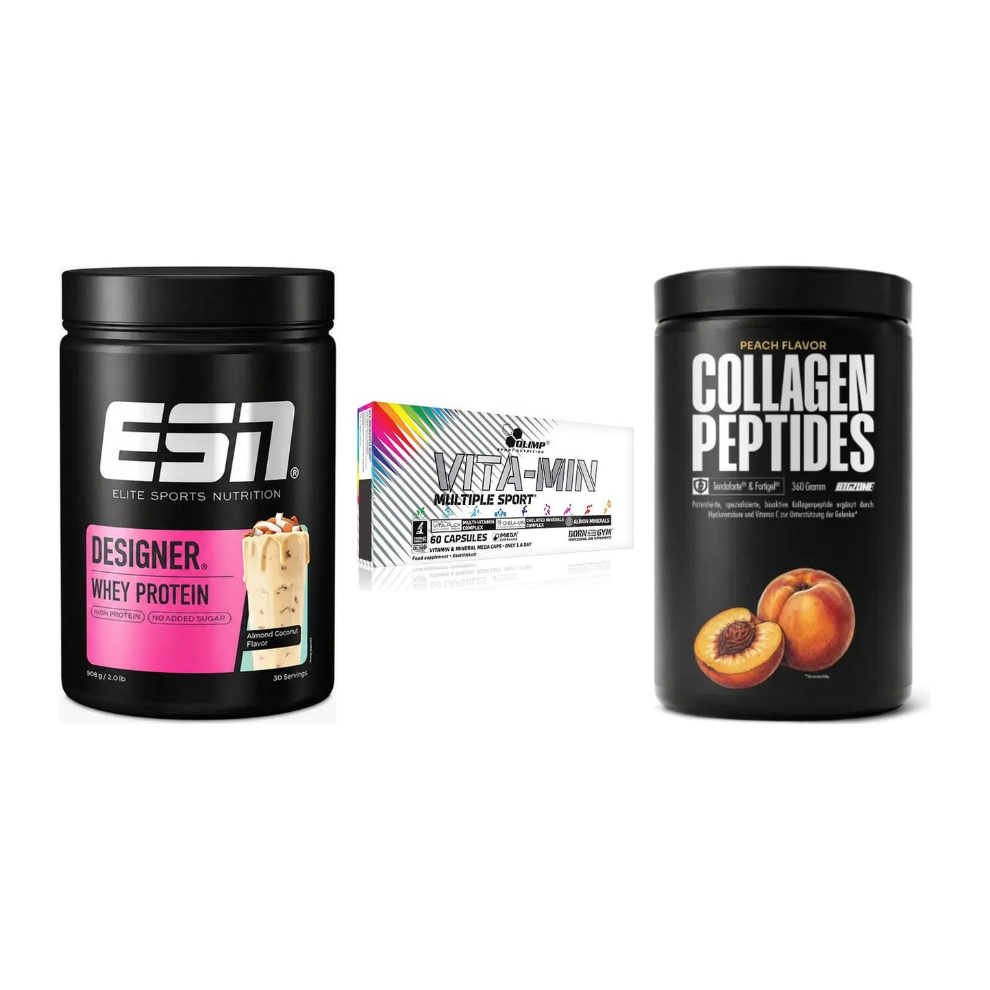 Regenerations-Set: ESN Designer + Olimp Vita-Min + Big Zone – alle enthaltenen Artikel