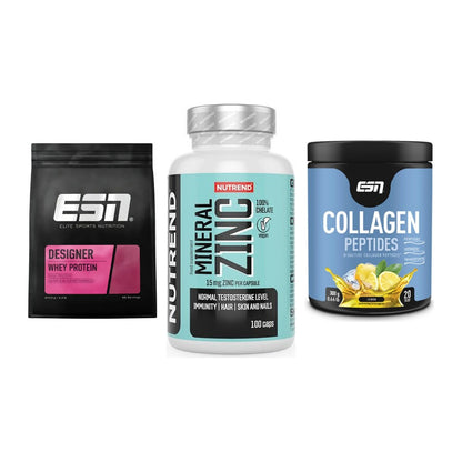 Regenerations-Set: ESN Designer + Nutrend Zinc + ESN Collagen – alle enthaltenen Artikel