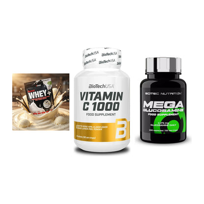 Regenerations-Set: Sinob Honest + BioTech Vitamin + Scitec Mega – alle enthaltenen Artikel