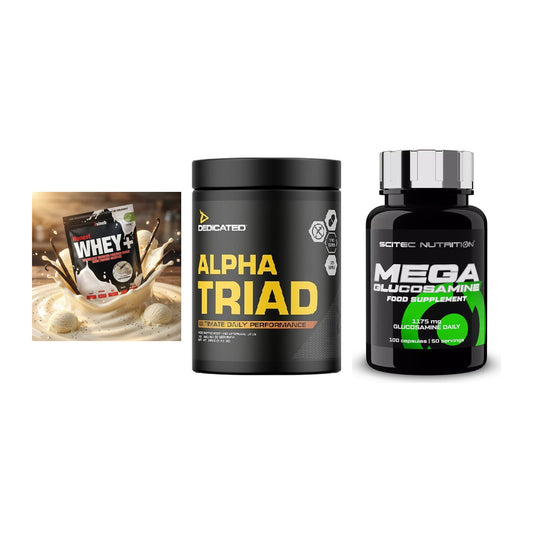 Regenerations-Set: Sinob Honest + Dedicated Alpha + Scitec Mega – alle enthaltenen Artikel