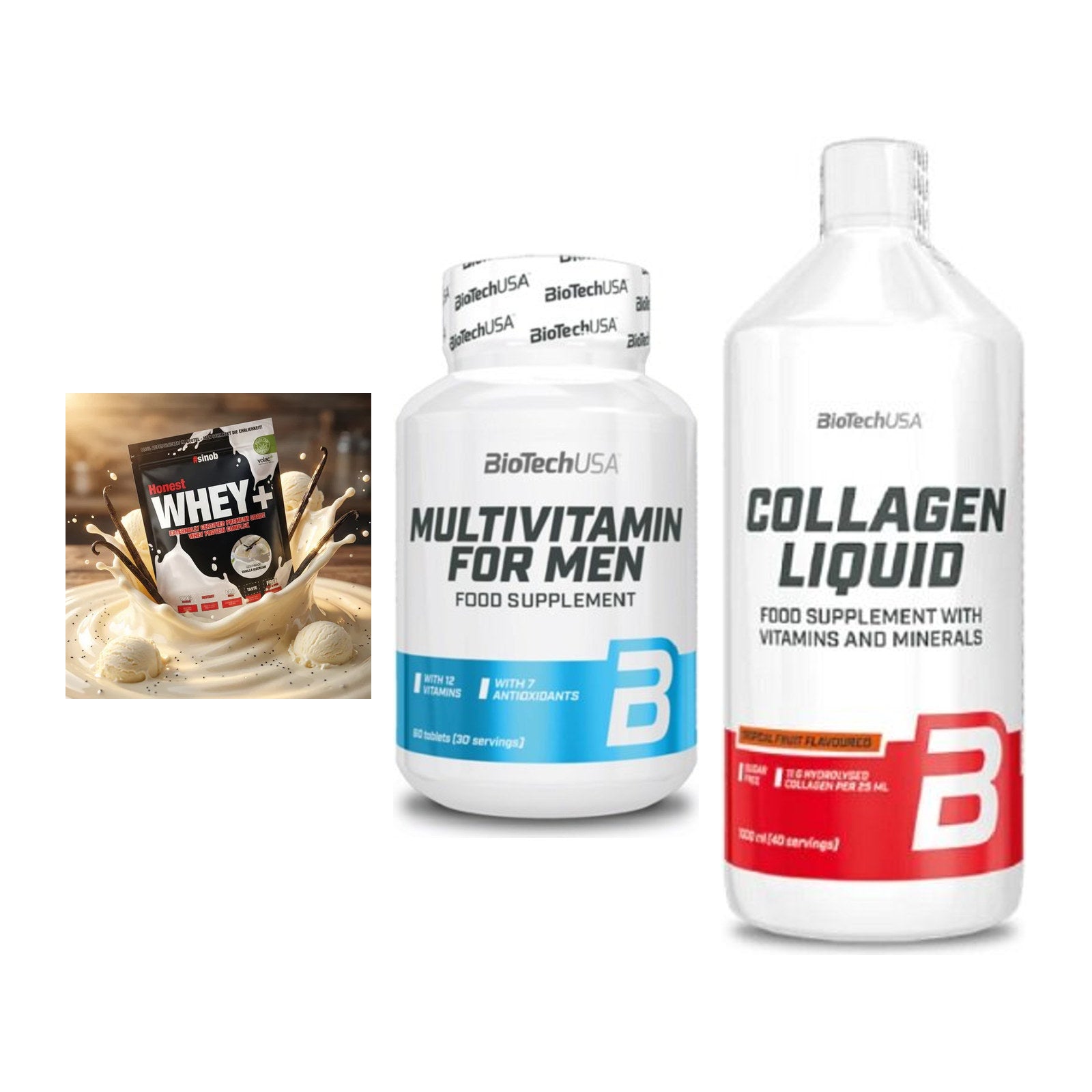 Regenerations-Set: Sinob Honest + BioTech Multivi + BioTech Collage – alle enthaltenen Artikel