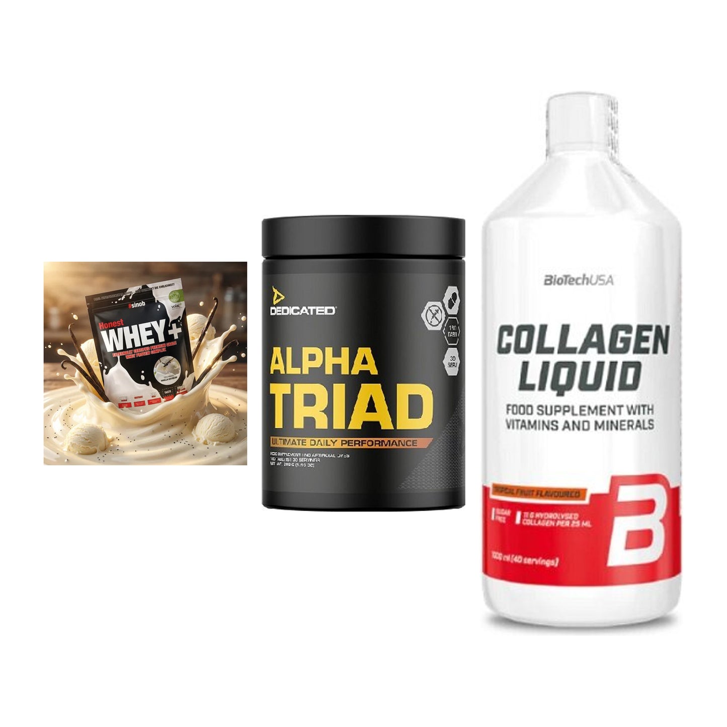 Regenerations-Set: Sinob Honest + Dedicated Alpha + BioTech Collage – alle enthaltenen Artikel