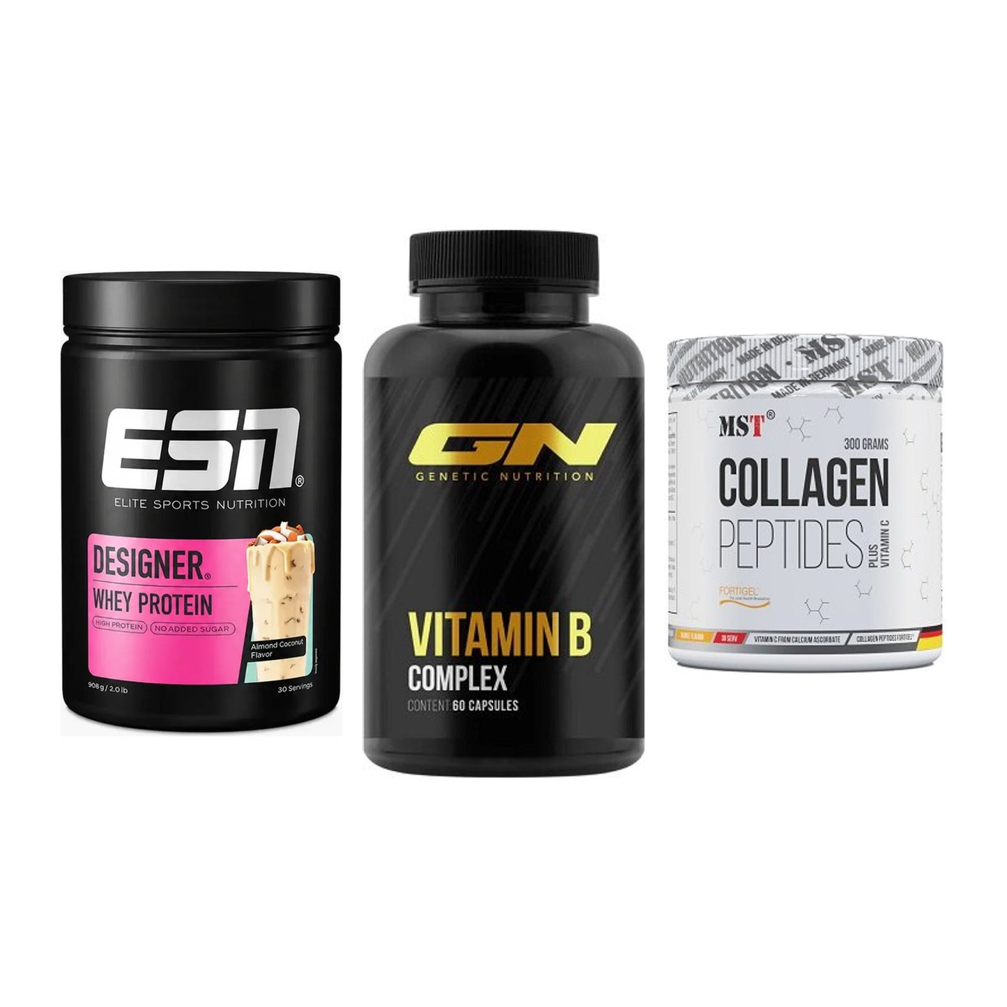 Regenerations-Set: ESN Designer + GN Vitamin + MST Collagen – alle enthaltenen Artikel