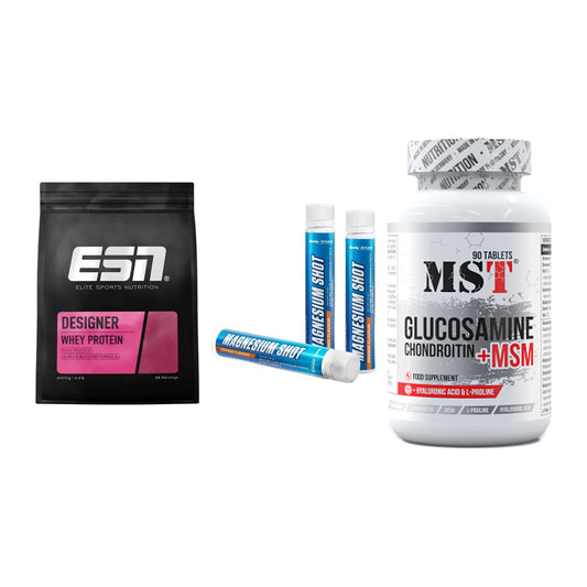 Regenerations-Set: ESN Designer + Body Attack + MST Glucosamine – alle enthaltenen Artikel