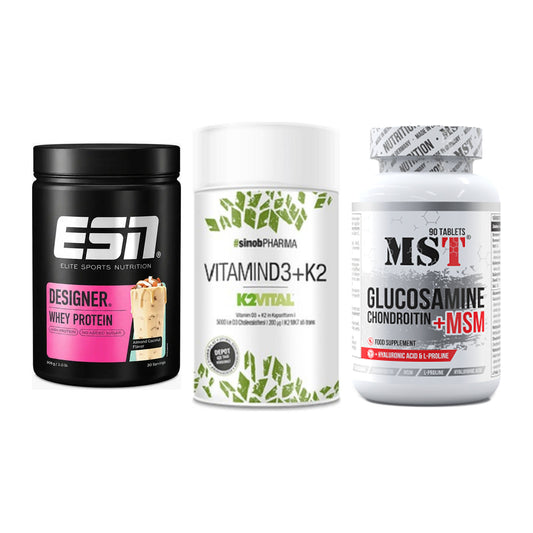 Regenerations-Set: ESN Designer + Sinob Vitamin + MST Glucosamine – alle enthaltenen Artikel