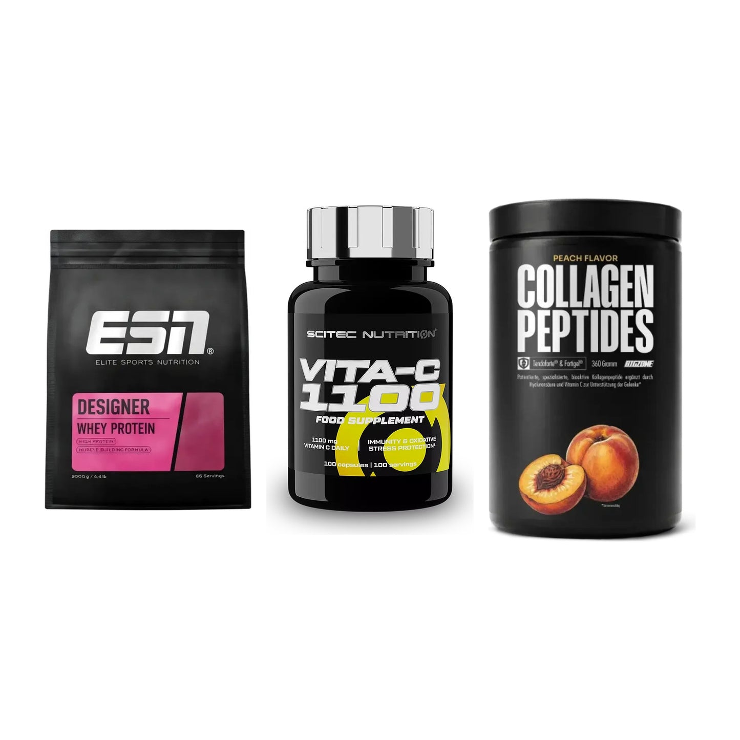 Regenerations-Set: ESN Designer + Scitec Vitamin + Big Zone – alle enthaltenen Artikel