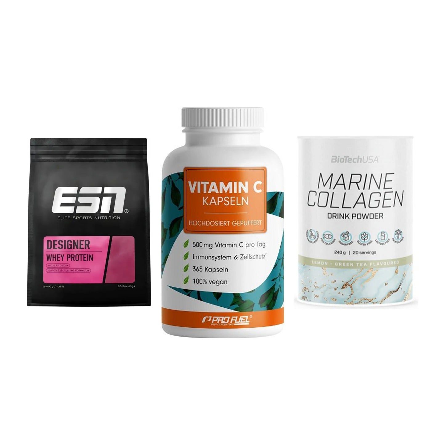 Regenerations-Set: ESN Designer + ProFuel Vitamin + BioTech Marine – alle enthaltenen Artikel