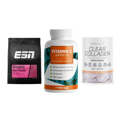 Regenerations-Set: ESN Designer + ProFuel Vitamin + BioTech Clear – alle enthaltenen Artikel