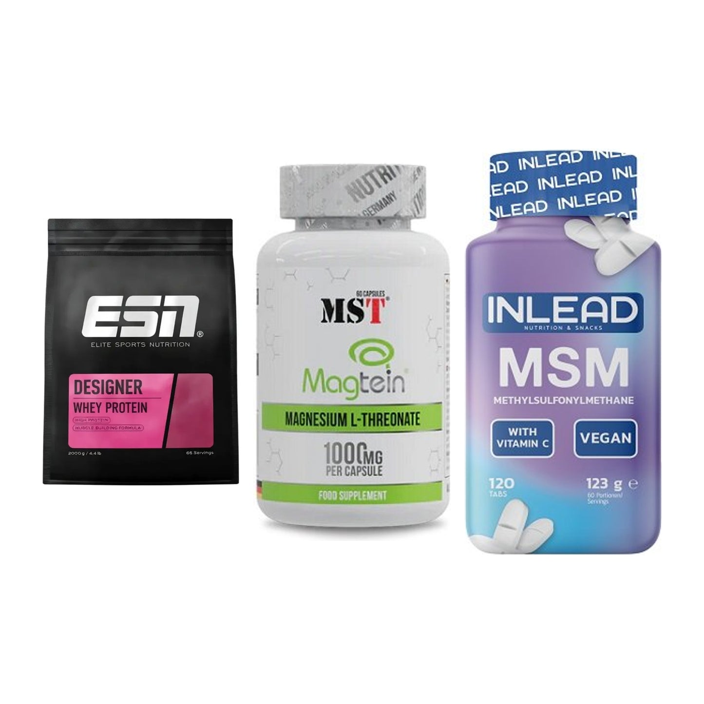 Regenerations-Set: ESN Designer + MST Magnesium + INLEAD MSM – alle enthaltenen Artikel