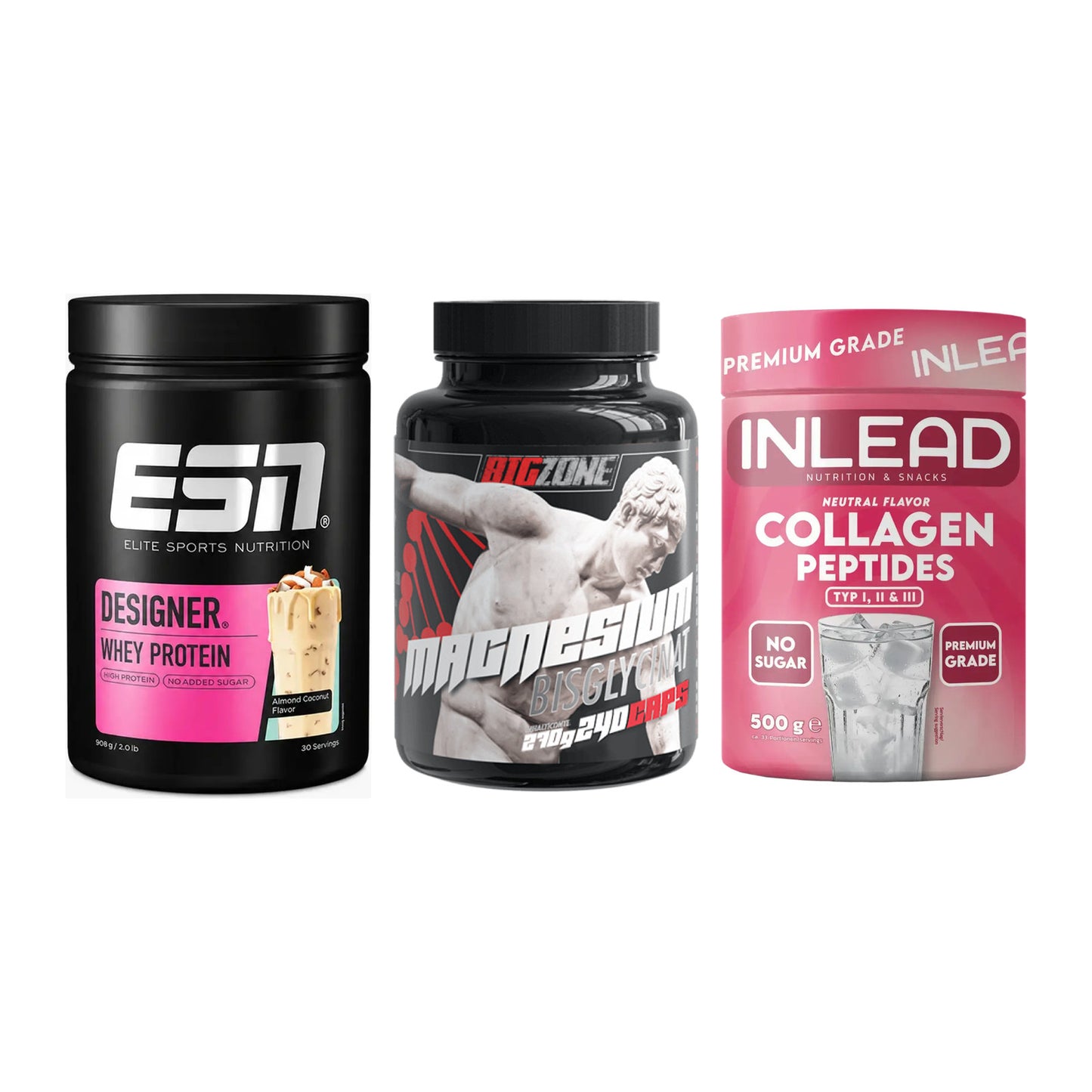 Regenerations-Set: ESN Designer + Big Zone + INLEAD Collagen – alle enthaltenen Artikel