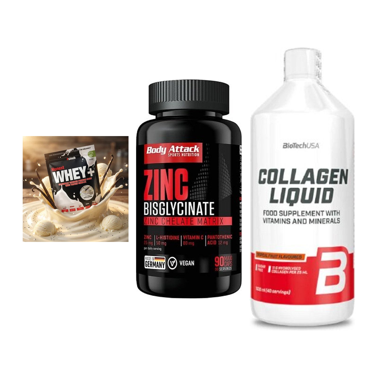 Regenerations-Set: Sinob Honest + Body Attack + BioTech Collage – alle enthaltenen Artikel