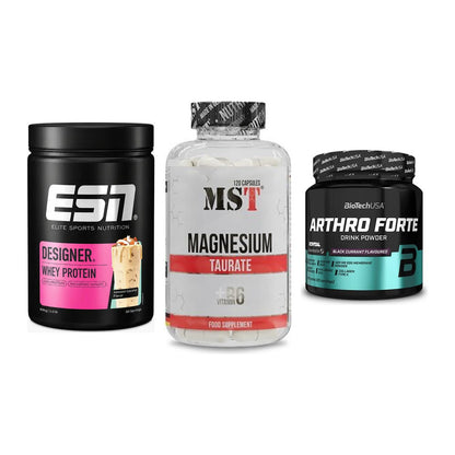 Regenerations-Set: ESN Designer + MST Magnesium + BioTech Arthro – alle enthaltenen Artikel
