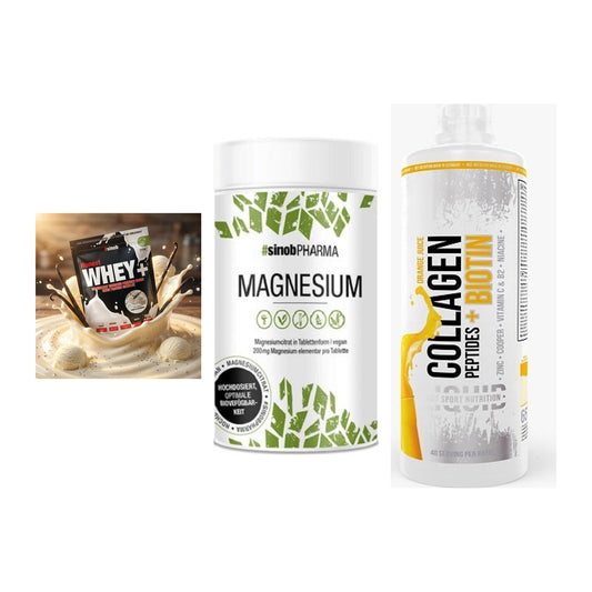 Regenerations-Set: Sinob Honest + Sinob Magnesium + MST Collagen – alle enthaltenen Artikel