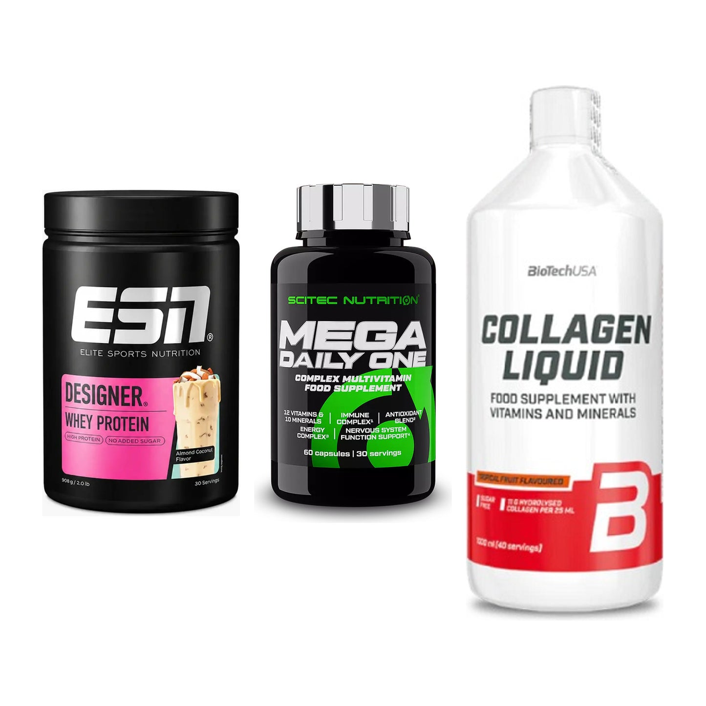 Regenerations-Set: ESN Designer + Scitec Mega + BioTech Collage – alle enthaltenen Artikel
