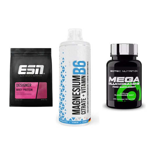 Regenerations-Set: ESN Designer + MST Magnesium + Scitec Mega – alle enthaltenen Artikel