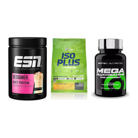 Regenerations-Set: ESN Designer + Olimp Iso Plus + Scitec Mega – alle enthaltenen Artikel