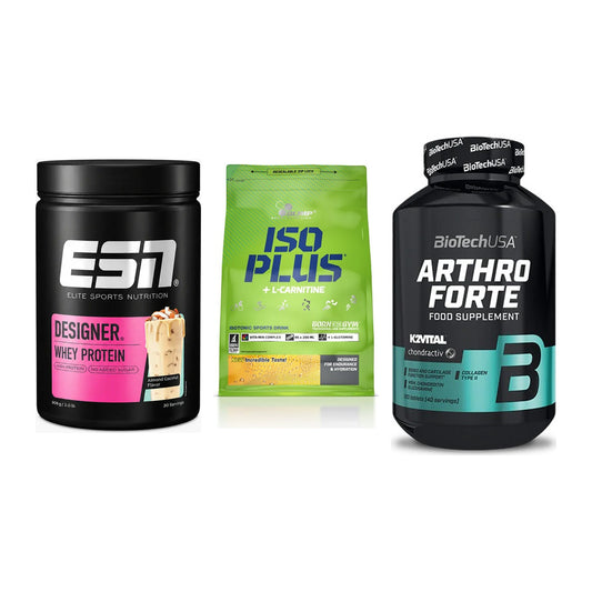 Regenerations-Set: ESN Designer + Olimp Iso Plus + BioTech Arthro – alle enthaltenen Artikel