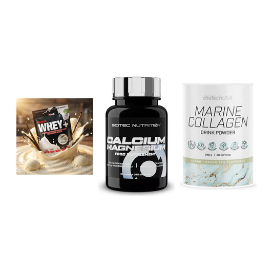 Regenerations-Set: Sinob Honest + Scitec Calcium + BioTech Marine – alle enthaltenen Artikel