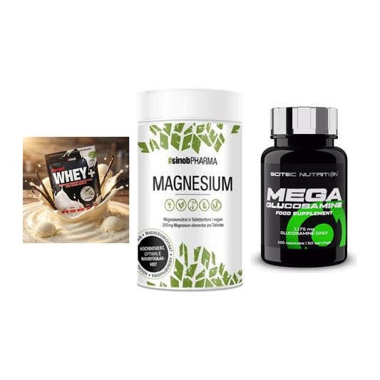 Regenerations-Set: Sinob Honest + Sinob Magnesium + Scitec Mega – alle enthaltenen Artikel