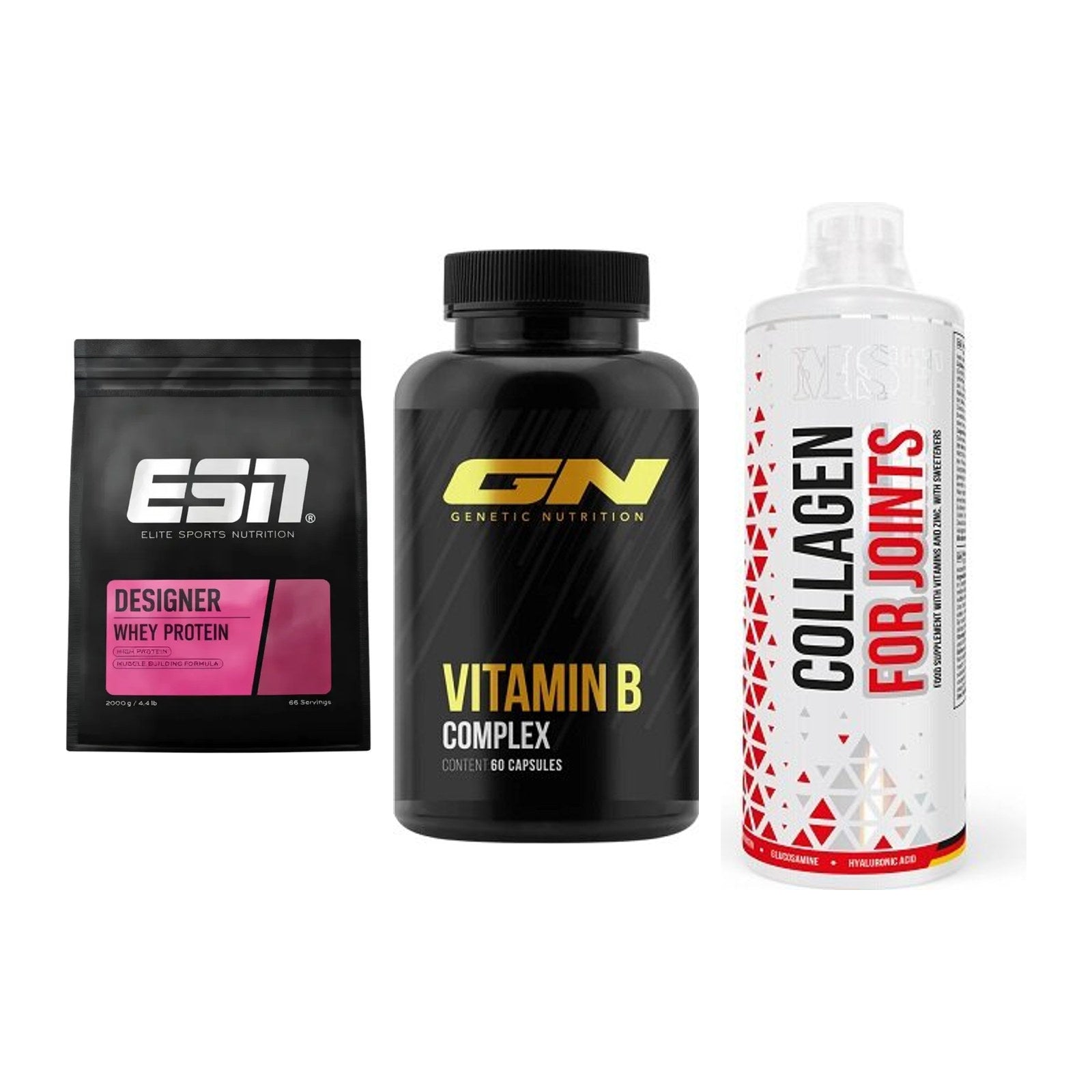 Regenerations-Set: ESN Designer + GN Vitamin + MST Collagen – alle enthaltenen Artikel