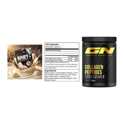 Regenerations-Set: Sinob Honest + GN Zinc Citrate + GN Peptan – alle enthaltenen Artikel