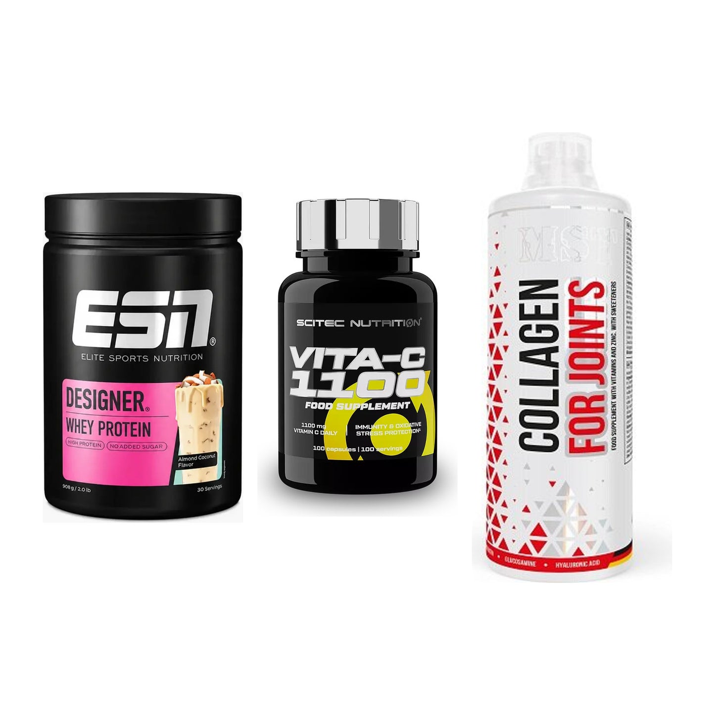 Regenerations-Set: ESN Designer + Scitec Vitamin + MST Collagen – alle enthaltenen Artikel