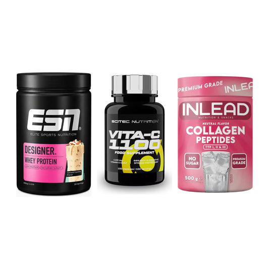 Regenerations-Set: ESN Designer + Scitec Vitamin + INLEAD Collagen – alle enthaltenen Artikel
