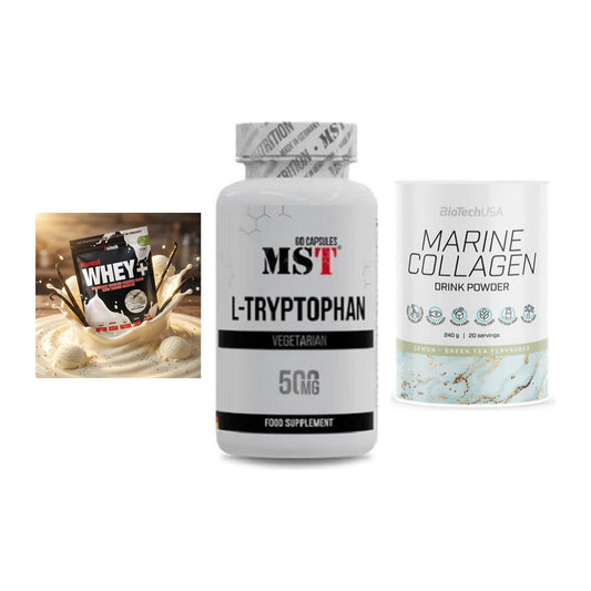 Regenerations-Set: Sinob Honest + MST Tryptophan + BioTech Marine – alle enthaltenen Artikel