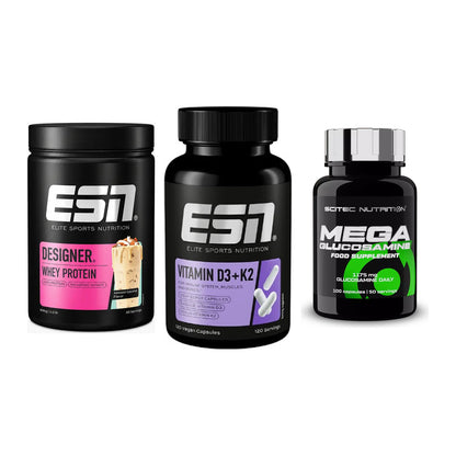 Regenerations-Set: ESN Designer + ESN Vitamin D3 + Scitec Mega – alle enthaltenen Artikel