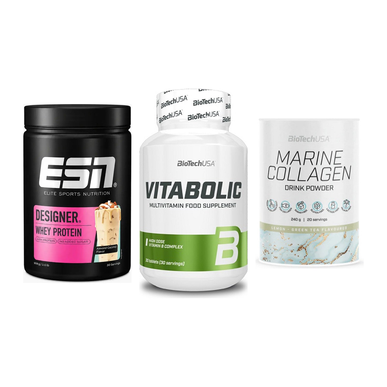 Regenerations-Set: ESN Designer + BioTech Vitabol + BioTech Marine – alle enthaltenen Artikel