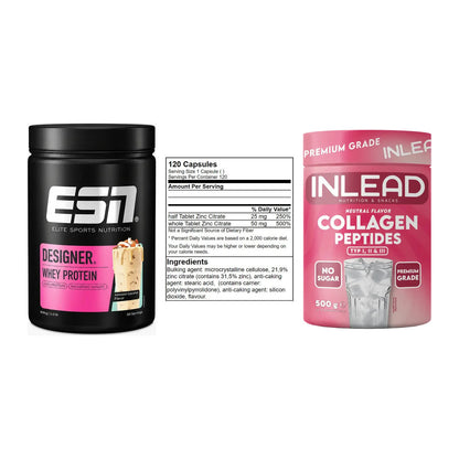 Regenerations-Set: ESN Designer + GN Zinc Citrate + INLEAD Collagen – alle enthaltenen Artikel