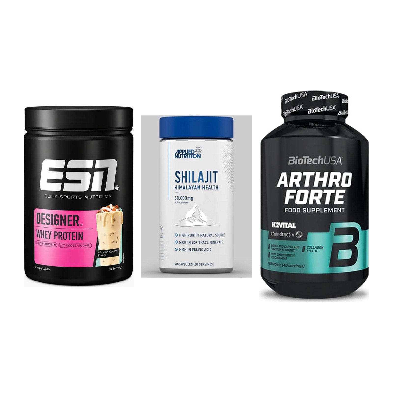 Regenerations-Set: ESN Designer + Applied Nutriti + BioTech Arthro – alle enthaltenen Artikel