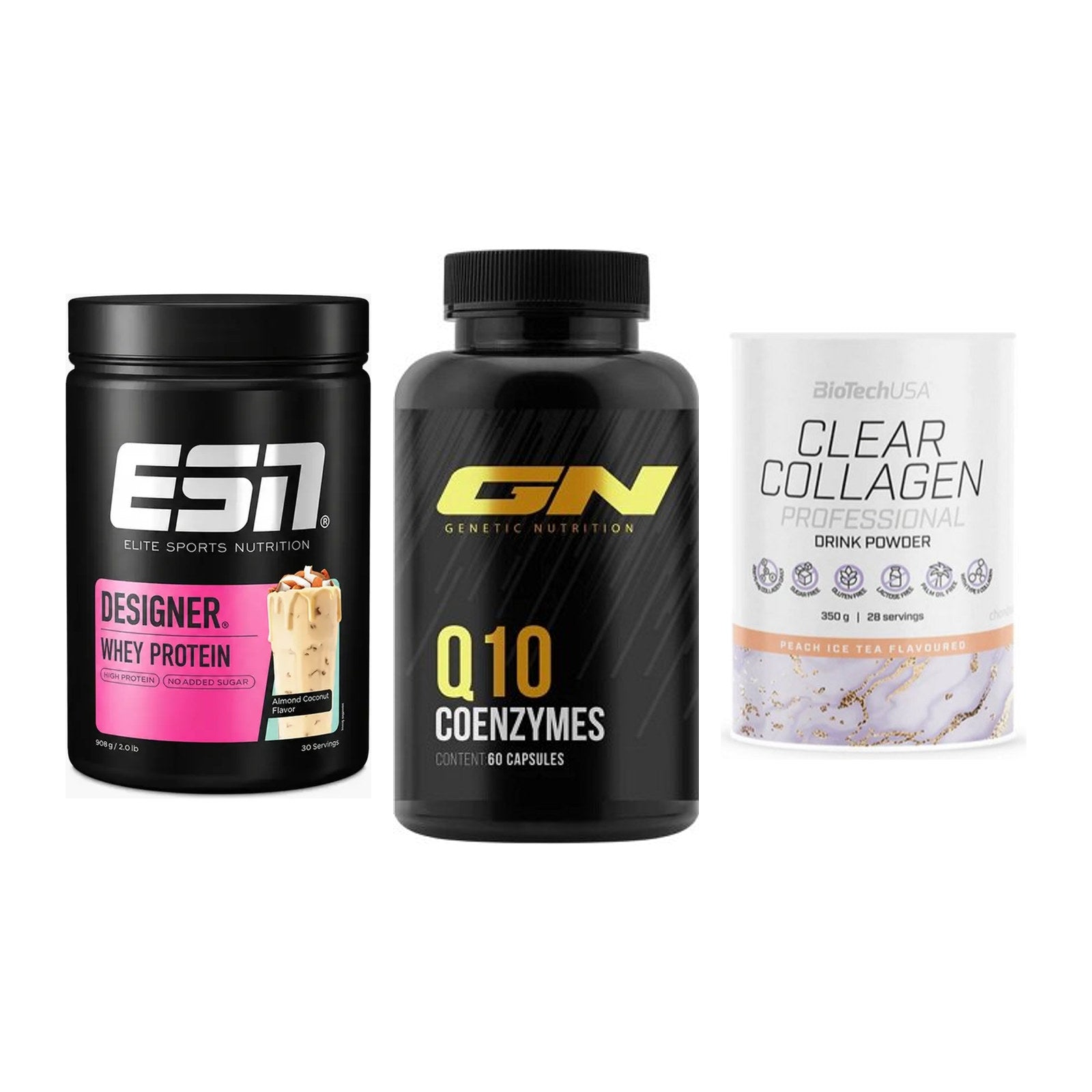 Regenerations-Set: ESN Designer + GN Q10 Health + BioTech Clear – alle enthaltenen Artikel