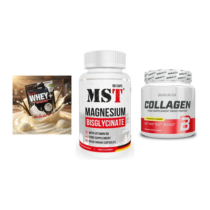 Regenerations-Set: Sinob Honest + MST Magnesium + BioTech Collage – alle enthaltenen Artikel