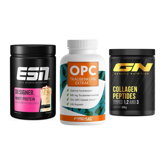 Regenerations-Set: ESN Designer + ProFuel OPC + GN Peptan – alle enthaltenen Artikel
