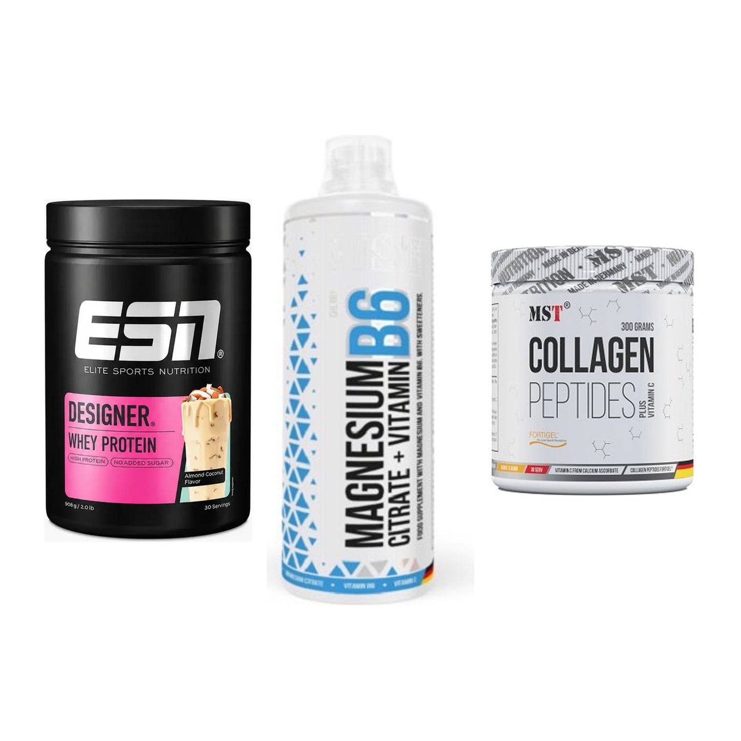 Regenerations-Set: ESN Designer + MST Magnesium + MST Collagen – alle enthaltenen Artikel