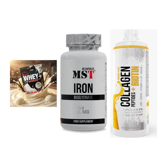 Regenerations-Set: Sinob Honest + MST Iron + MST Collagen – alle enthaltenen Artikel