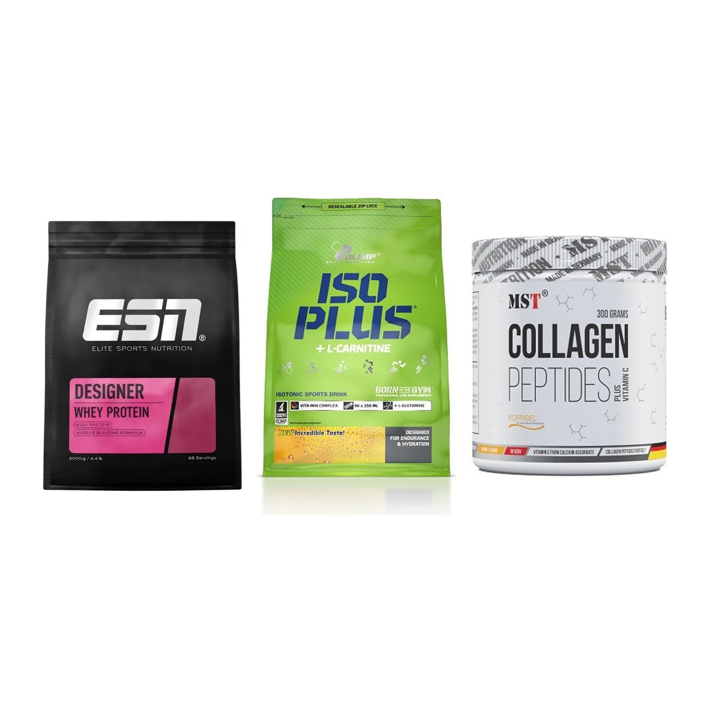 Regenerations-Set: ESN Designer + Olimp Iso Plus + MST Collagen – alle enthaltenen Artikel