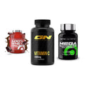 Regenerations-Set: Scitec 100% + GN Vitamin C + Scitec Mega – alle enthaltenen Artikel