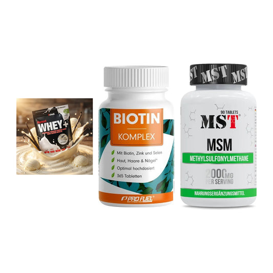 Regenerations-Set: Sinob Honest + ProFuel BIOTIN + MST MSM 2000 / – alle enthaltenen Artikel