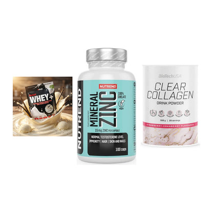 Regenerations-Set: Sinob Honest + Nutrend Zinc + BioTech Clear – alle enthaltenen Artikel
