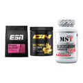 Regenerations-Set: ESN Designer + GN Base Powder + MST Glucosamine – alle enthaltenen Artikel