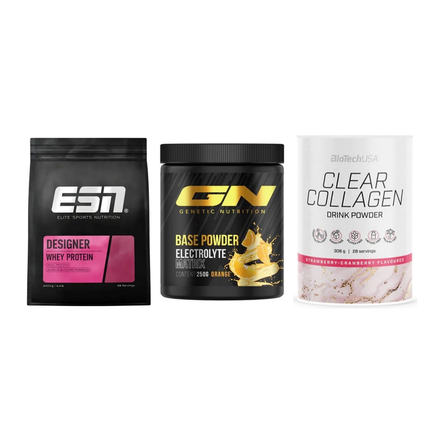 Regenerations-Set: ESN Designer + GN Base Powder + BioTech Clear – alle enthaltenen Artikel