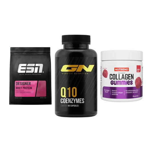 Regenerations-Set: ESN Designer + GN Q10 Health + Nutrend Collage – alle enthaltenen Artikel